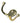 Sea-Dog Double Coat Hook - Cast Brass [671510-1]