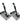 Smart Tabs SX Trim Tabs by Lectrotab 9.5" x 10" f/16'-18' Boats w/60lb Actuators - 60-150HP - Gunmetal Grey [SXG9510-60]