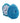 Lake Country Marine Blue/Teal Medium Cut Wool Flat Pad - 6" x 1" [ML-900-FLAT-LC]