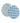 Lake Country Blue Waffle Pro Finessing Foam Pad 8" x 1.5" *2-Pack [WP-92800-LC]
