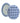Lake Country Blue Finessing Waffle Pro Recessed Back Foam Pad 8" x 1.5" [WP-96800-LC]