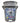 TD Mop TD Grip Bucket - Gray - 5 Gallon [GRAYGRIP]