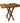 Whitecap Teak Solid Top Fold Away Table [60031]