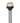 Attwood All-Around Fold-Down Incandescent Anti-Glare Lens Light - 20" Aluminum Pole - 12V - Horizontal Composite Base [5350-PA20-7]