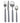 Marine Business Cutlery Stainless Steel Premium - MONACO - Set of 24 [19030]