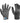 Mustang Traction Closed Finger Gloves - Grey/Blue - Medium [MA600302-269-M-267]
