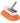 Swobbit 7.5" Medium Brush - Orange [SW77350]