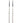 Lee's 16.5' Bright Silver Black Spike Telescopic Poles f/Sidewinder [TX3916SL/SL]