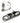 TACO  Stainless Steel Adjustable Reel Hanger Kit w/Rod Tip Holder - Adjusts from 1.875" - 3.875" [F16-2810-1]