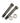 C.E. Smith 9/16"-18 x 3-1/2" Shackle Bolts [11031A]