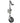 Fulton XLT 1500 lbs. Swing Away Bolt-On Jack w/12" Travel & 8" Poly Wheel - Sharkskin Finish [141133]