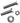 Uflex UC128TS / UC128-SVS Tiller Bolt Kit [40822X]