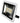 Lunasea 35W Slimline LED Floodlight, 12/24V, Cool White, 4800 Lumens, 3 Cord - White Housing [LLB-36MN-81-00]