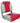 Springfield Economy Multi-Color Folding Seat - Grey/Red [1040655]