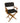 Whitecap Directors Chair w/Black Cushion - Teak [61041]