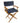 Whitecap Directors Chair w/Navy Cushion - Teak [61042]