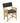 Whitecap Directors Chair II w/Black Cushion - Teak [61051]