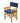 Whitecap Directors Chair II w/Navy Cushion - Teak [61052]