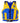 Mustang Youth Reflex Foam Vest - Yellow/Royal Blue [MV7030-220-0-216]