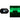 Black Oak Rock Accent Light - Green - Black Housing [RL-G]