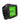 Black Oak 2" Green LED Hog Hunting Pod Light - Flood Optics - Black Housing - Pro Series 3.0 [2G-POD3OS]